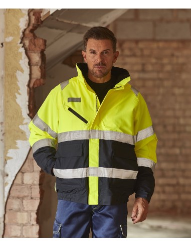 Y-HVP209-Blouson aviateur fontaine haute visibilité (HVP209)